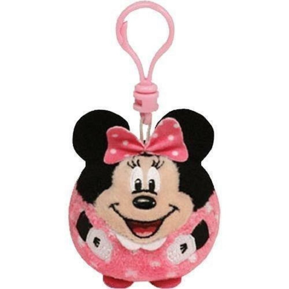 Minnie Mouse TY Beanie Ballz Plush Clip Backpack Clip approx 3"